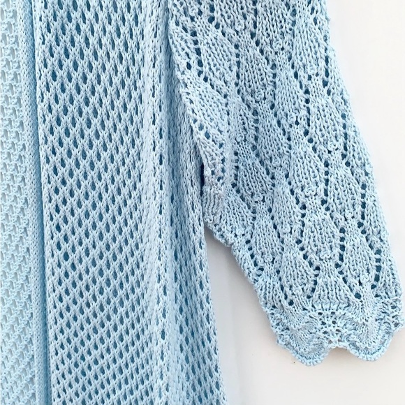 🚨Final Sale🚨!! NWT Lane Bryant Long Crocket Knit Sweater Size 18/20 - Picture 3 of 5